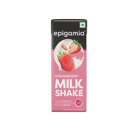 Epigamia Milk Shake Strawberry Flavour